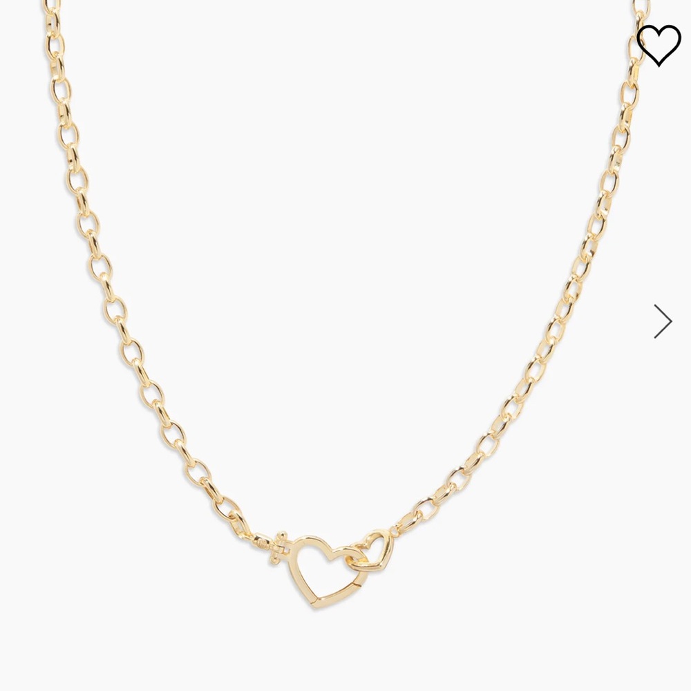 NWT Gorjana Parker Heart Necklace